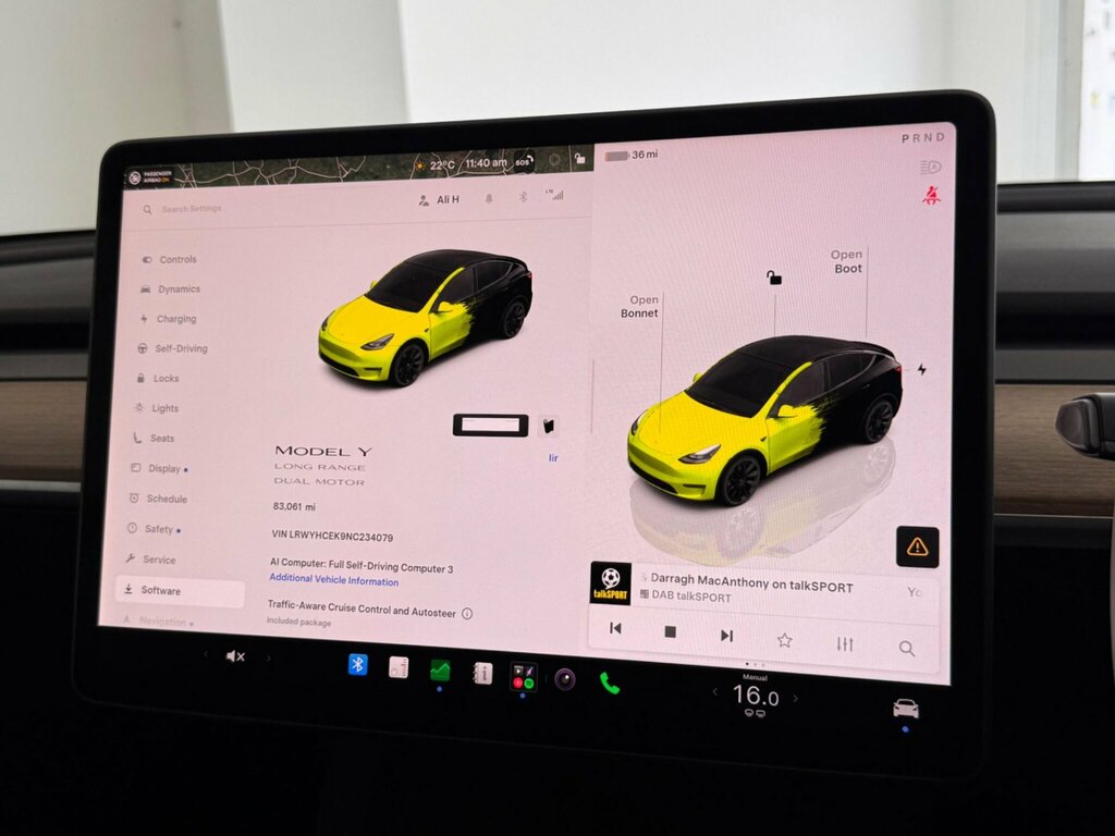 Tesla Model Y Y Dual Motor Long Range Suv 4W Blue #12