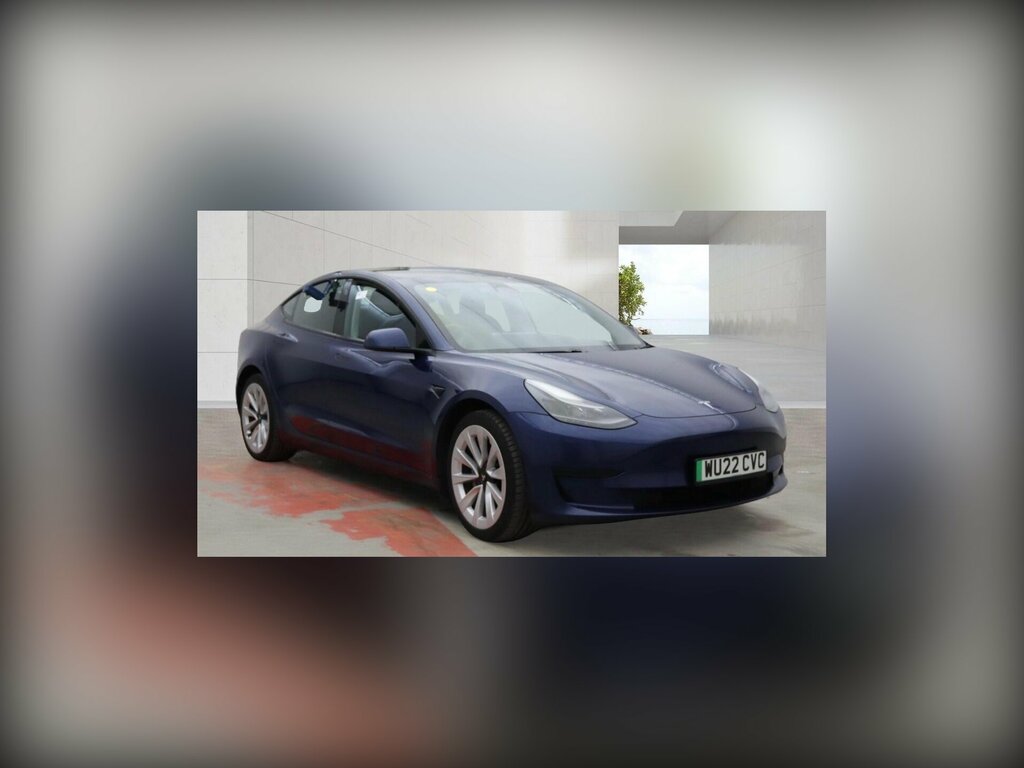 Tesla Model 3 Standard Range Plus Rwd Blue