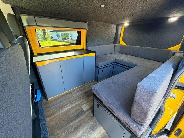 Ford Transit Custom 2022 2.0 340 Ecoblue Leader Panel Van M LG72RKU Yellow #2