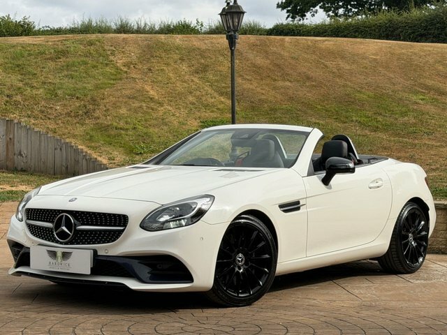 Mercedes-Benz SLC 2017 2.1 Slc250d Amg Line Convertible G White #2
