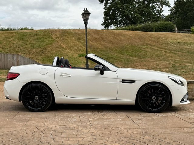 Mercedes-Benz SLC 2017 2.1 Slc250d Amg Line Convertible G White #3
