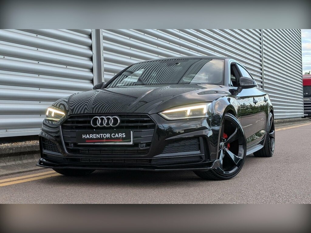 Audi A5 2.0 Tfsi 40 Black Edition Sportback S Tronic Euro Black #2