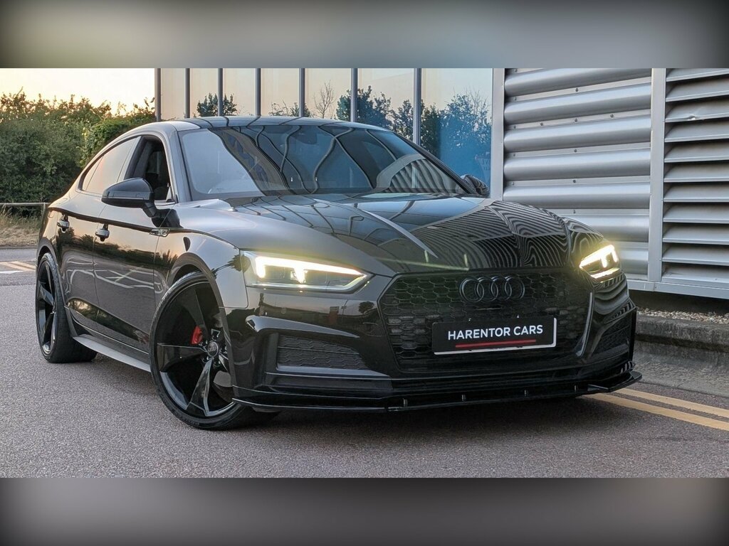 Audi A5 2.0 Tfsi 35 Black Edition Sportback S Tronic Euro GV19WUW Black #6