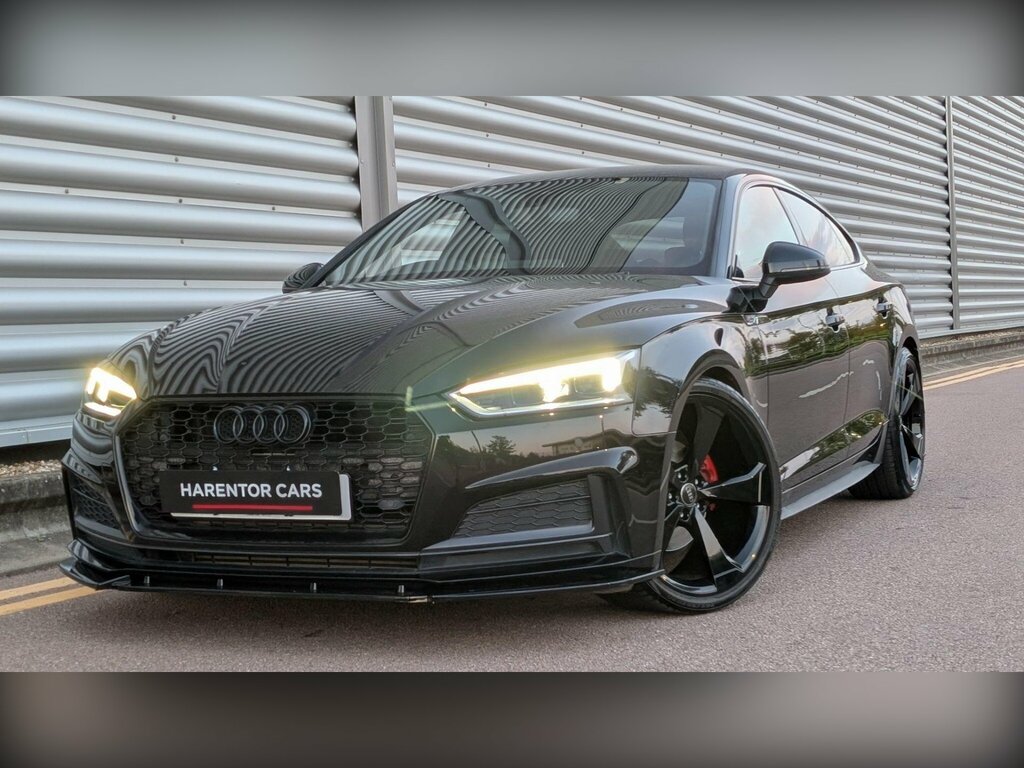 Audi A5 2.0 Tfsi 35 Black Edition Sportback S Tronic Euro GV19WUW Black #2
