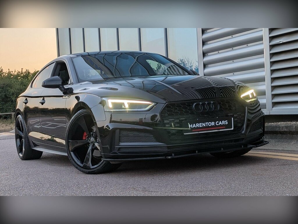 Audi A5 2.0 Tfsi 35 Black Edition Sportback S Tronic Euro GV19WUW Black #4
