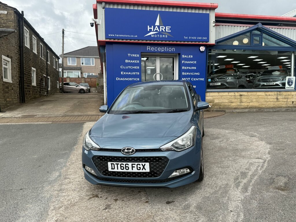 Hyundai I20 1.2 Se Hatchback Euro 6 84 Ps Blue