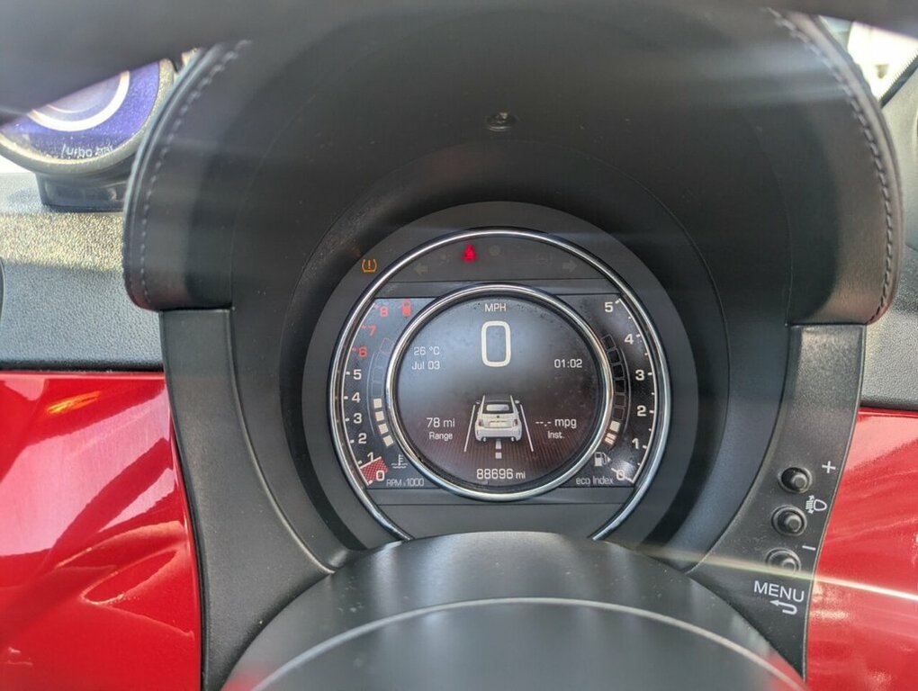 Abarth 500 Convertible Red #5