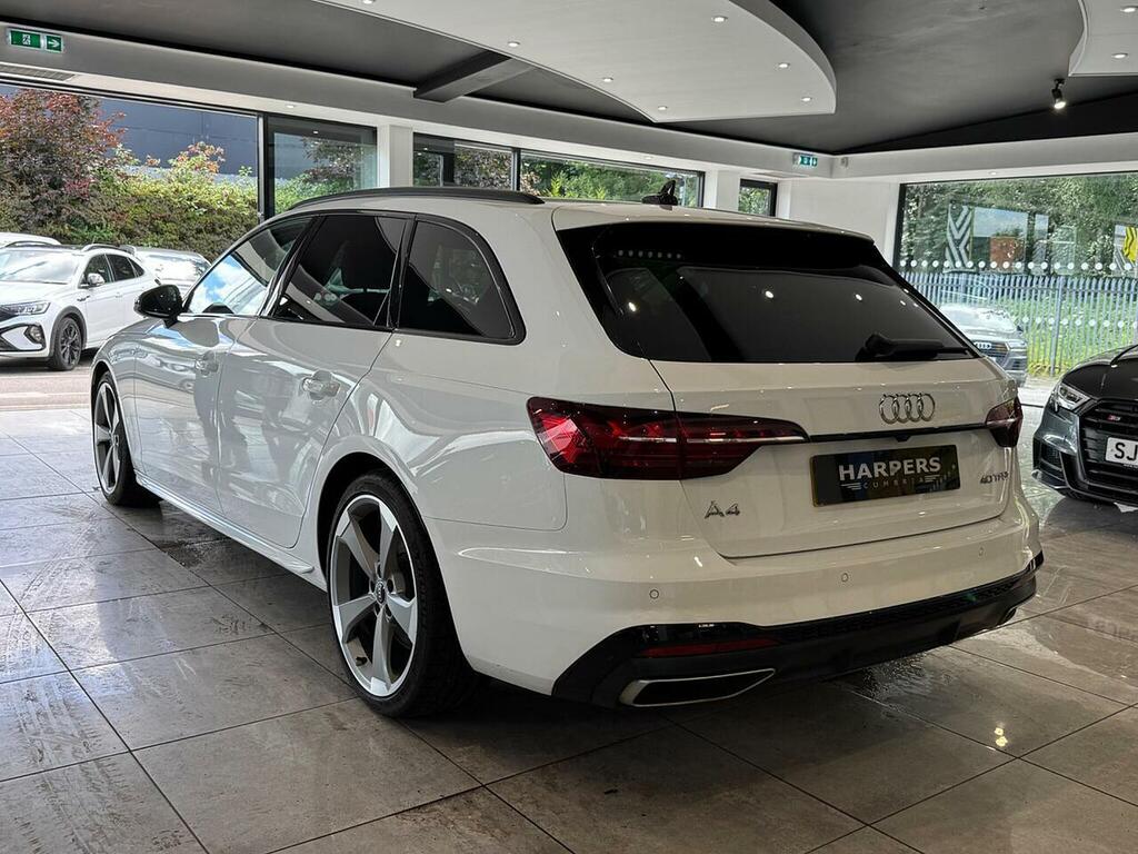 Audi A4 Avant 2.0 Tfsi 40 Black Edition Estate S Tron White #5