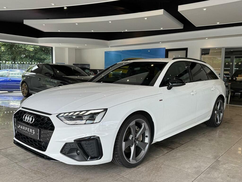 Audi A4 Avant 2.0 Tfsi 40 Black Edition Estate S Tron White #3