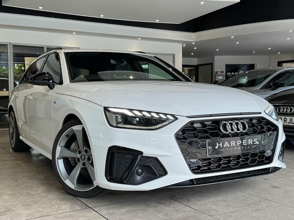 Audi A4 Avant 2.0 Tfsi 40 Black Edition Estate S Tron White