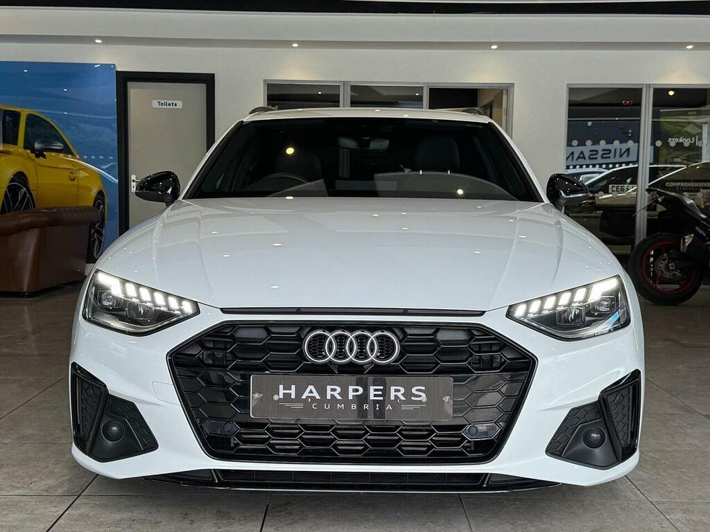 Audi A4 Avant 2.0 Tfsi 40 Black Edition Estate S Tron White #2