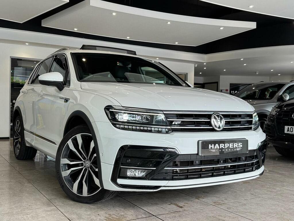 Volkswagen Tiguan 2.0 Tdi R-line Tech Suv Dsg 4Motion Eur White