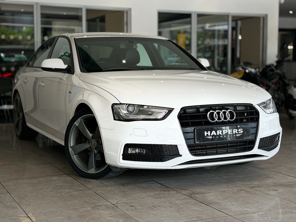 Audi A4 2.0 Tdi Black Edition Saloon Eur White