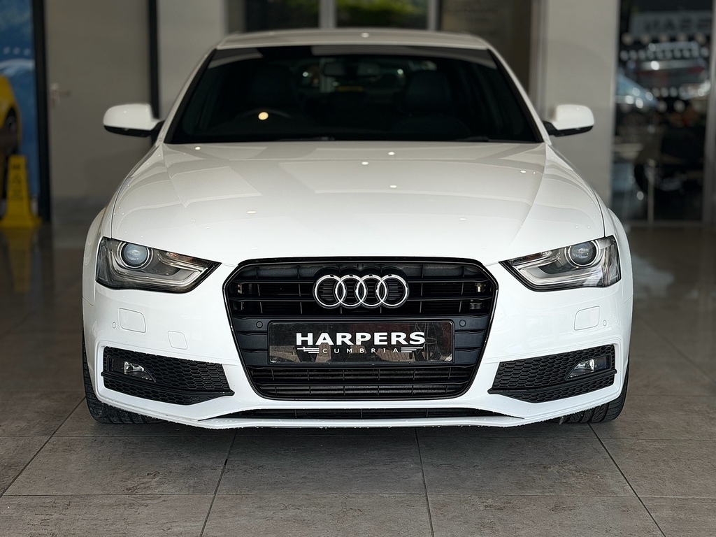 Audi A4 2.0 Tdi Black Edition Saloon Eur White #2