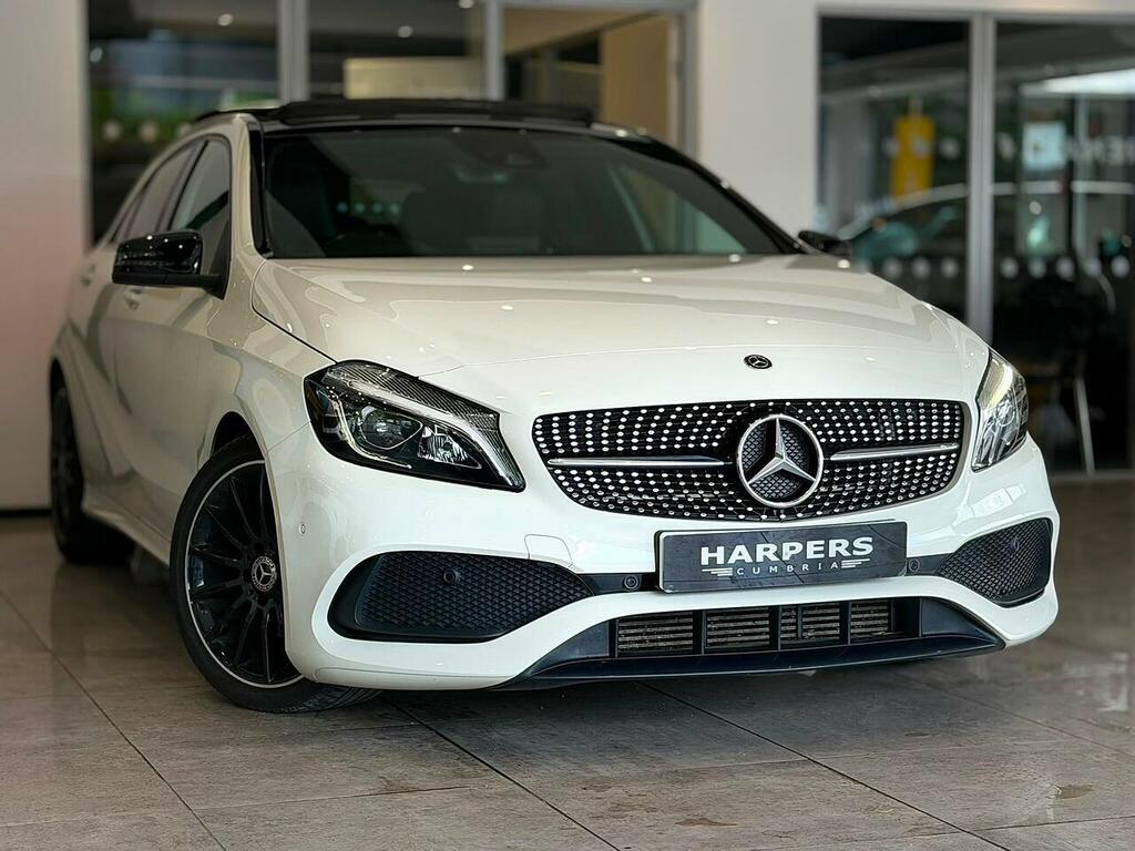 Mercedes-Benz A Class A200d Amg Line Hatchback 2.1 White