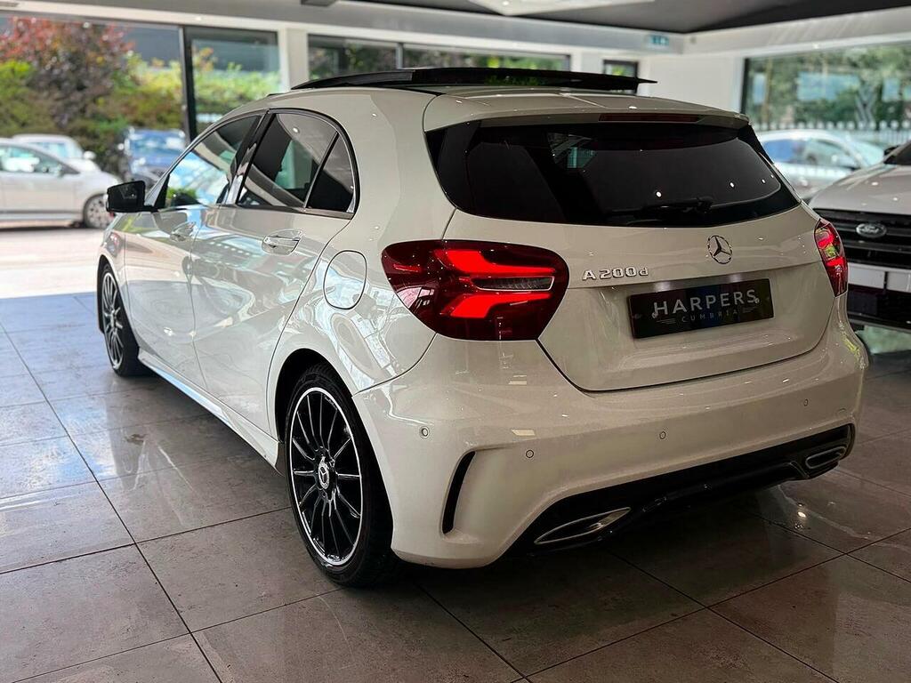 Mercedes-Benz A Class A200d Amg Line Hatchback 2.1 White #5