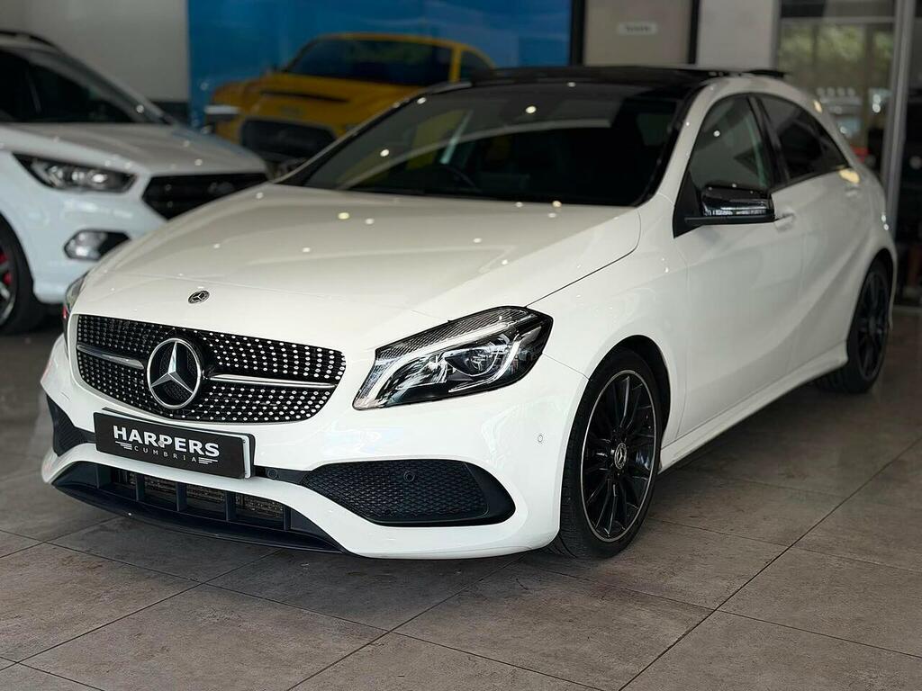 Mercedes-Benz A Class A200d Amg Line Hatchback 2.1 White #3