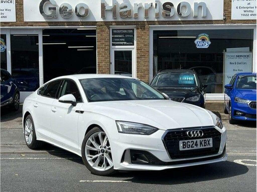 Audi A5 2.0 Tfsi 35 Sport Sportback S Tronic Euro 6 S S BG24KBX White