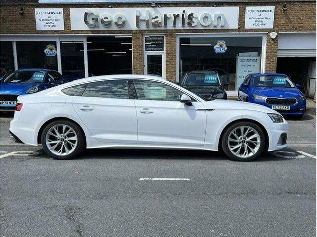 Audi A5 2.0 Tfsi 35 Sport Sportback S Tronic Euro 6 S S BG24KBX White #4