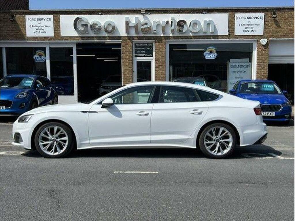 Audi A5 2.0 Tfsi 35 Sport Sportback S Tronic Euro 6 S S BG24KBX White #2