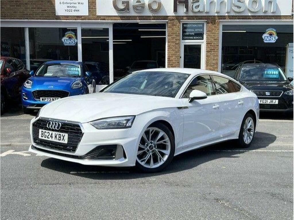 Audi A5 2.0 Tfsi 35 Sport Sportback S Tronic Euro 6 S S BG24KBX White #3
