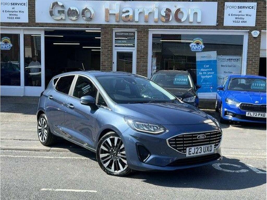 Ford Fiesta 1.0T Ecoboost Mhev Titanium X Euro 6 S S Blue