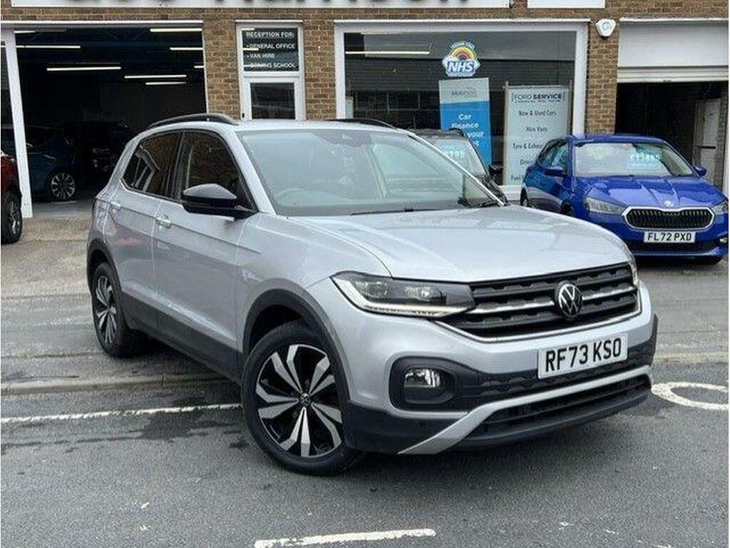 Volkswagen T-Cross 1.0 Tsi Black Edition Euro 6 S S Silver