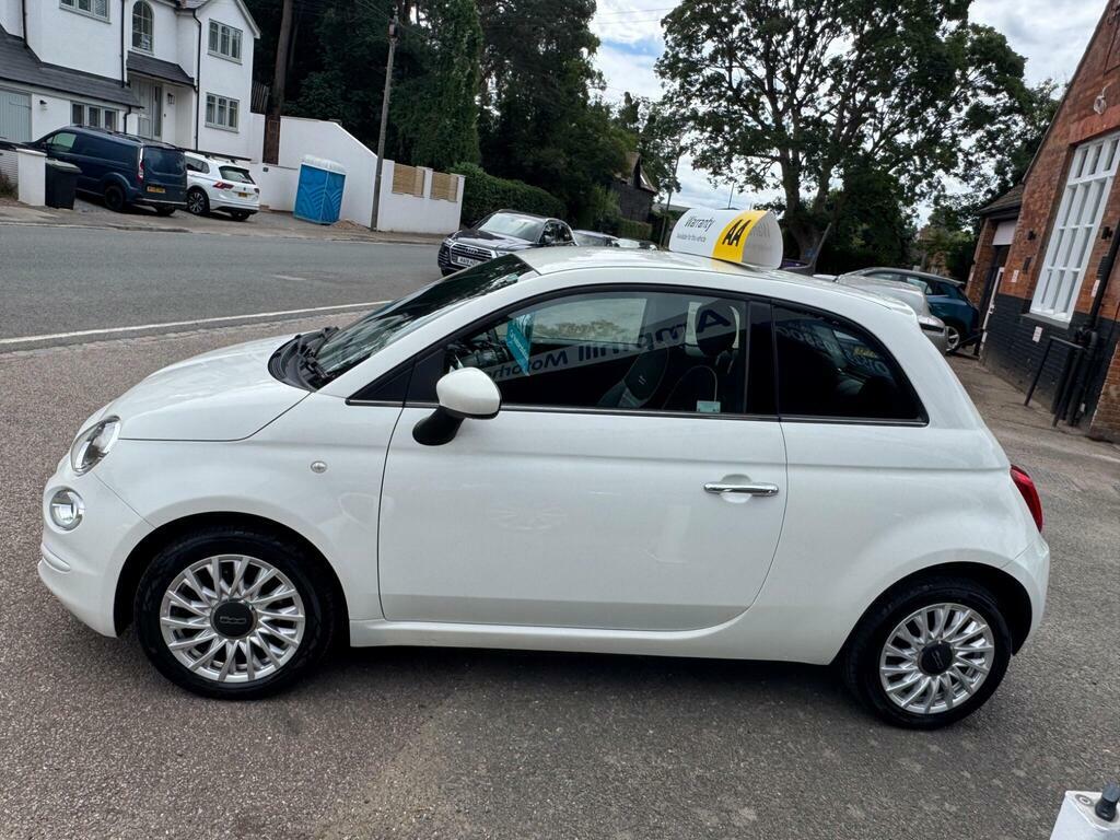 Fiat 500 1.2 Lounge Dualogic Euro 6 S S White #5
