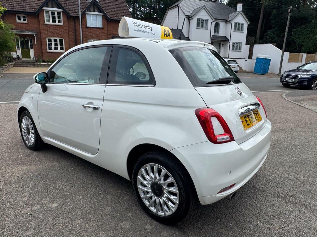 Fiat 500 1.2 Lounge Dualogic Euro 6 S S White #4