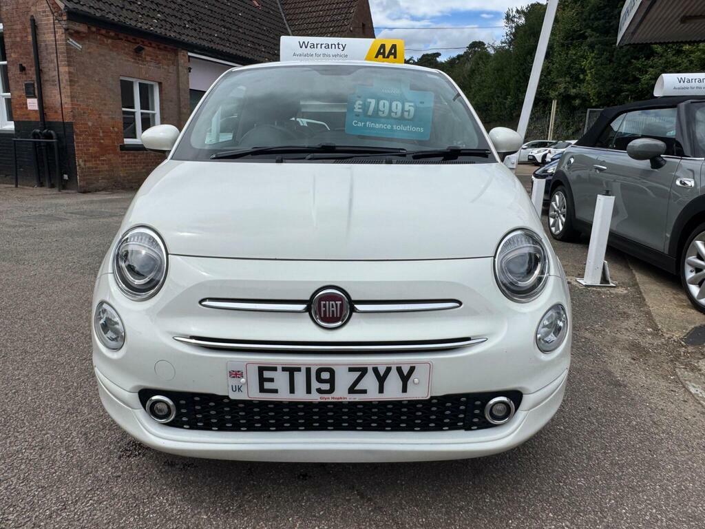 Fiat 500 1.2 Lounge Dualogic Euro 6 S S White #3