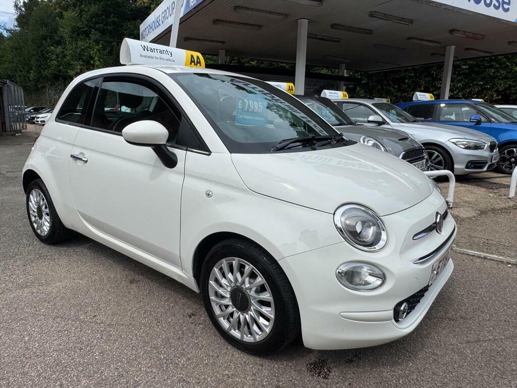 Fiat 500 1.2 Lounge Dualogic Euro 6 S S White
