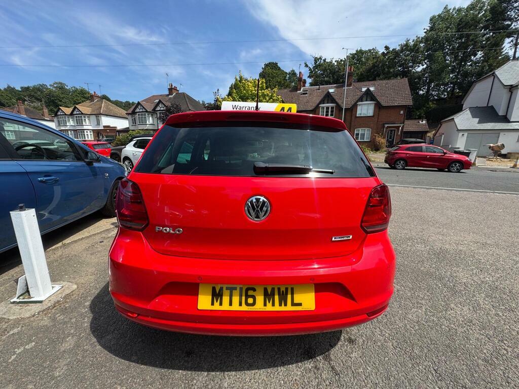 Volkswagen Polo 1.0 Bluemotion Tech Match Euro 6 S S MT16MWL Red #5