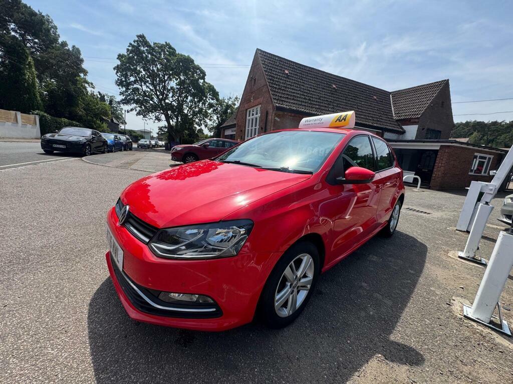 Volkswagen Polo 1.0 Bluemotion Tech Match Euro 6 S S MT16MWL Red #4