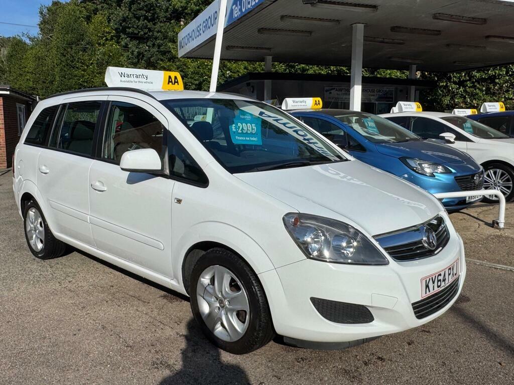 Vauxhall Zafira 1.8 16V Exclusiv Euro 5 White #2
