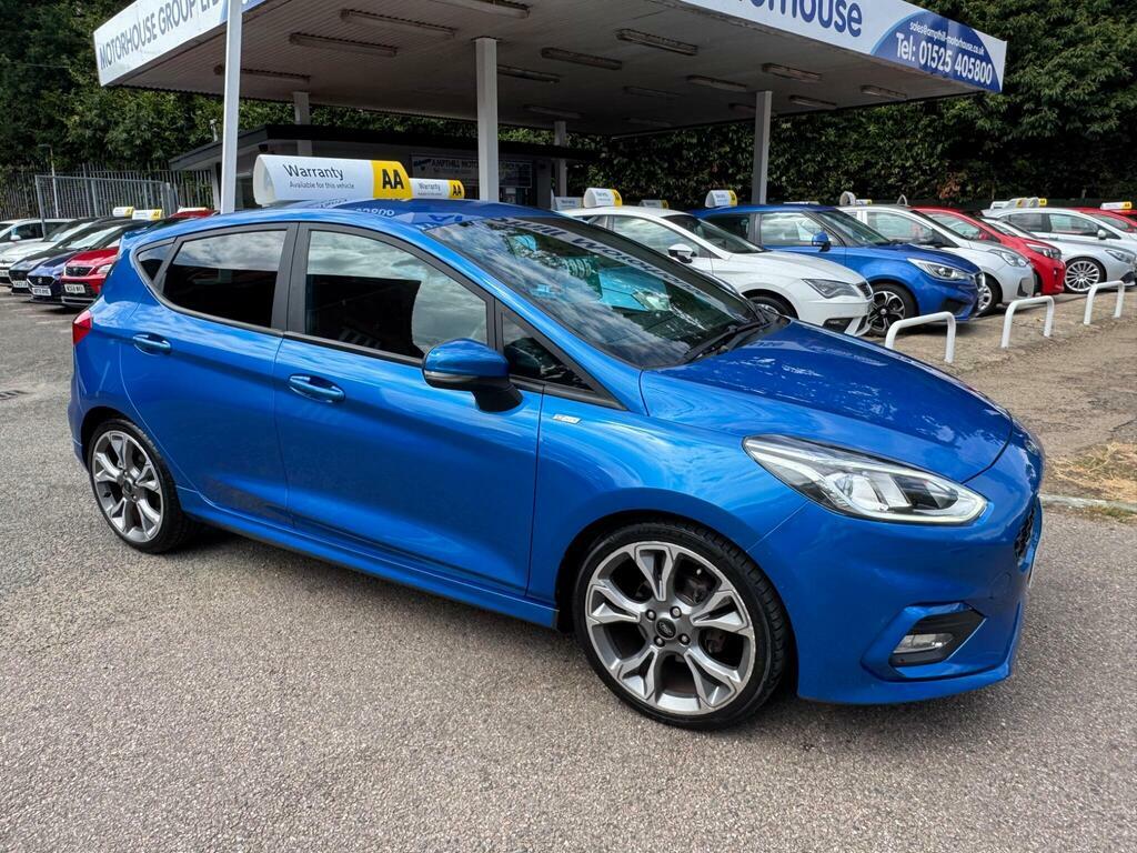 Ford Fiesta 1.0T Ecoboost St-line Euro 6 S S Blue