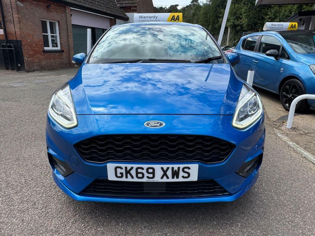 Ford Fiesta 1.0T Ecoboost St-line Euro 6 S S GK69XWS Blue #6