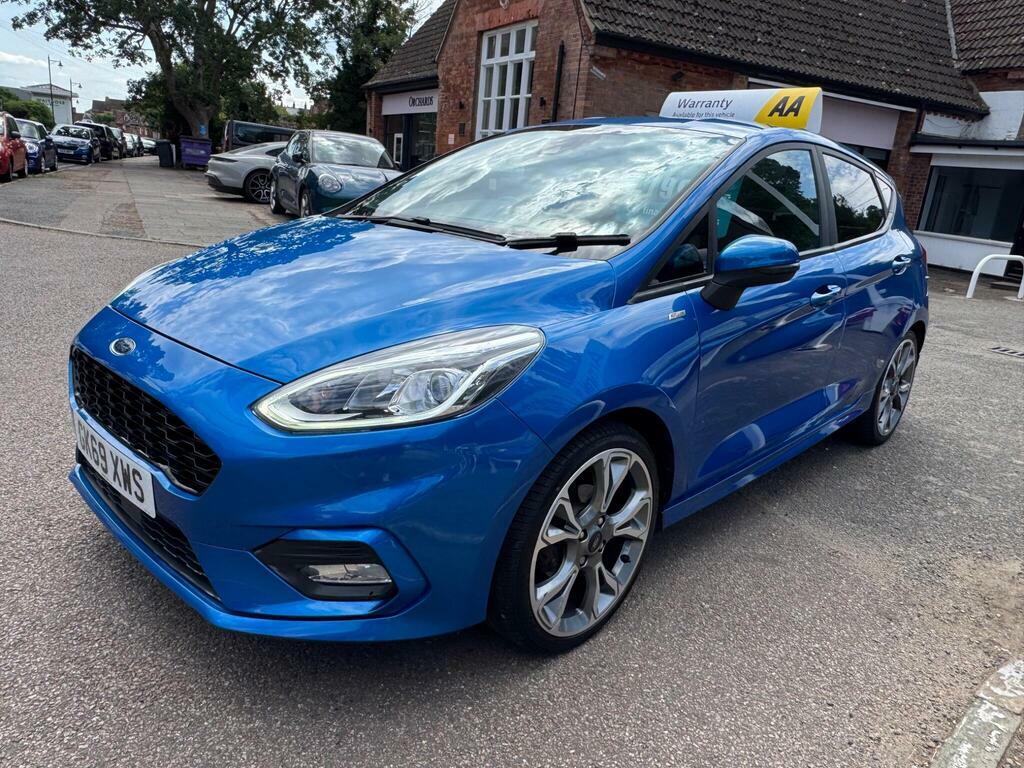 Ford Fiesta 1.0T Ecoboost St-line Euro 6 S S GK69XWS Blue #5