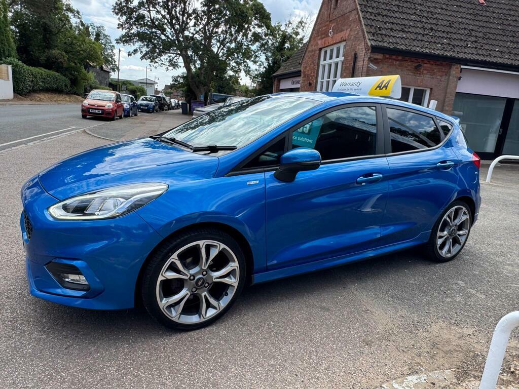 Ford Fiesta 1.0T Ecoboost St-line Euro 6 S S GK69XWS Blue #4