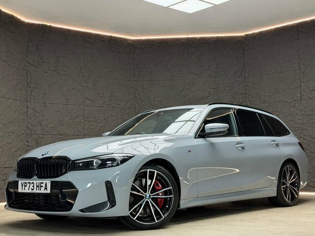 BMW 3 Series Estate YP73HFA Grey #3