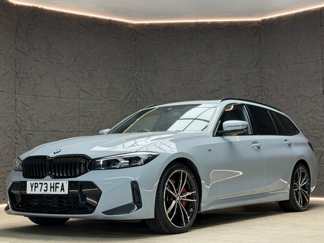 BMW 3 Series Estate YP73HFA Grey #6