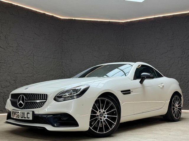Mercedes-Benz SLC Convertible White #3