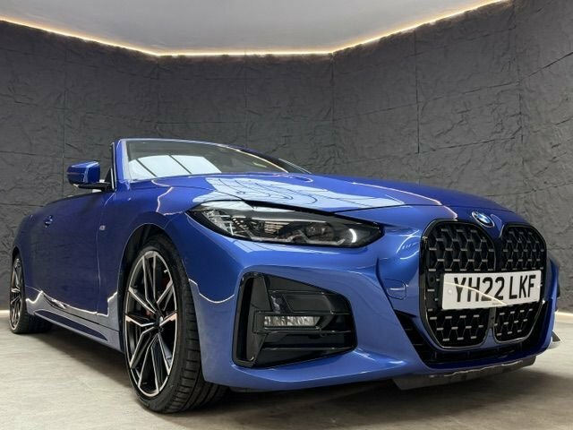 BMW 4 Series Convertible Blue #3