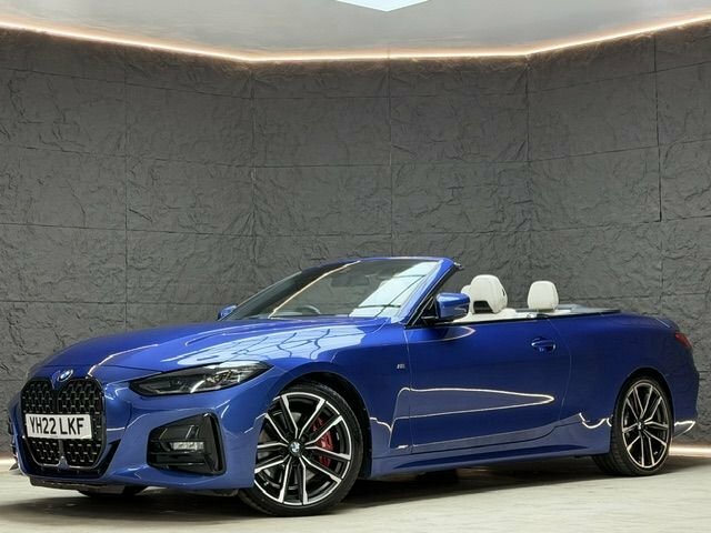 BMW 4 Series Convertible Blue #6