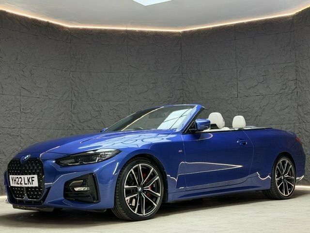 BMW 4 Series Convertible Blue #5