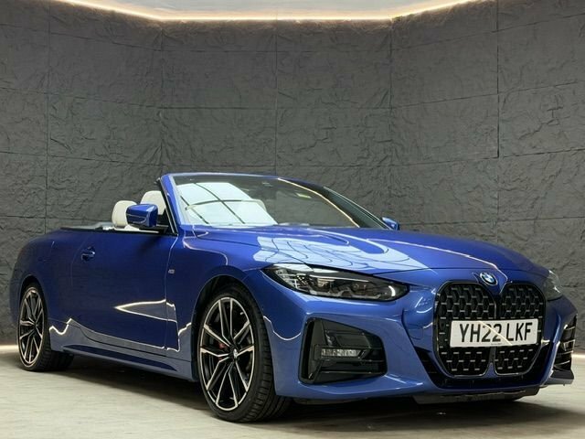 BMW 4 Series Convertible Blue #2
