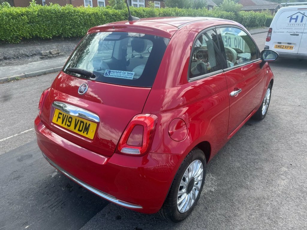 Fiat 500 1.2L Lounge Red #3
