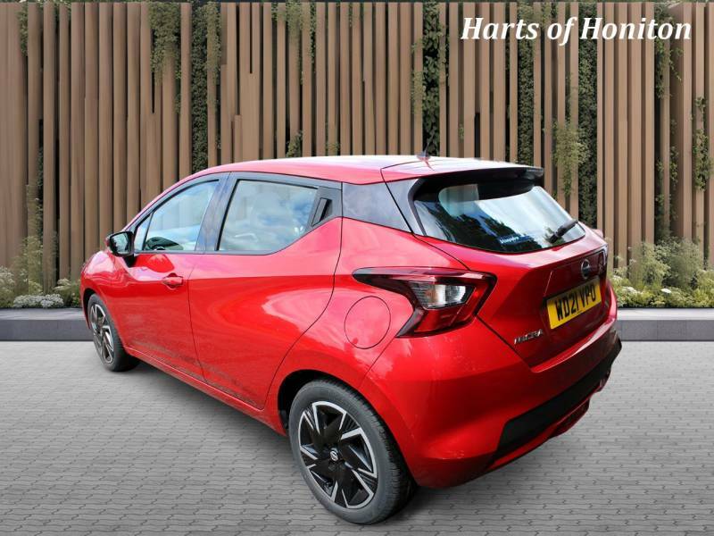Nissan Micra 1.0 Acenta Ig-t 92 Turbo Cvt Red #4
