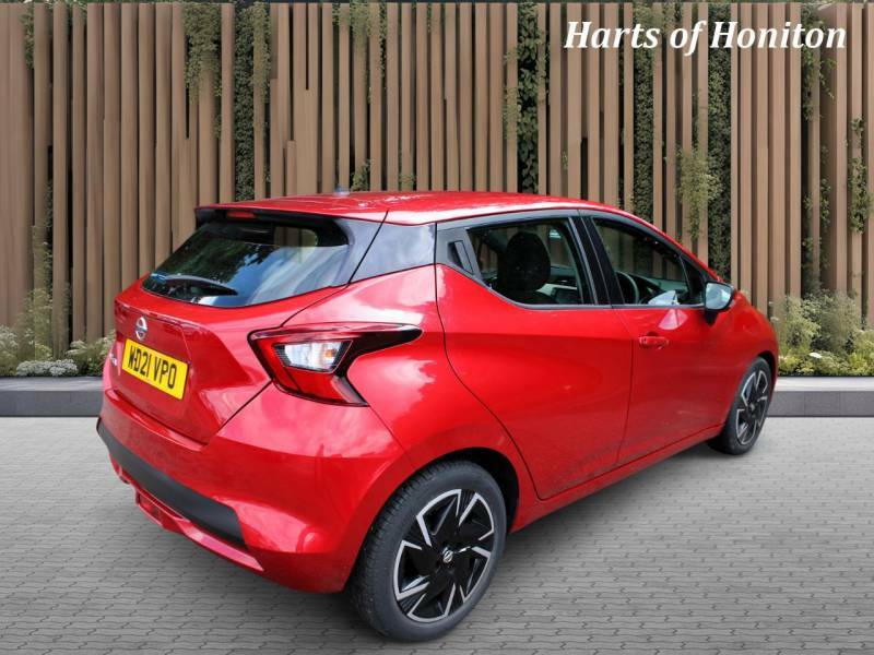 Nissan Micra 1.0 Acenta Ig-t 92 Turbo Cvt Red #2