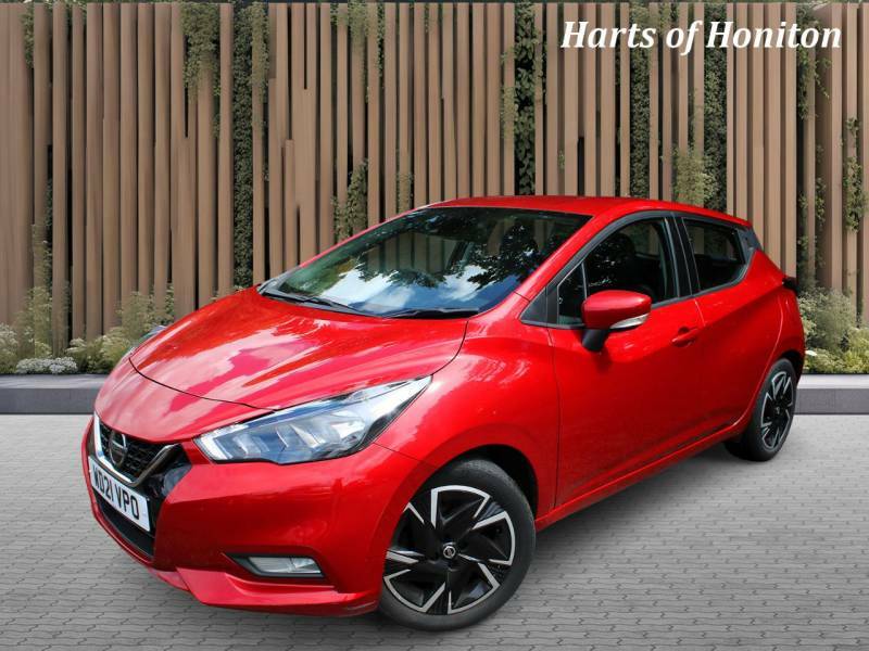 Nissan Micra 1.0 Acenta Ig-t 92 Turbo Cvt Red