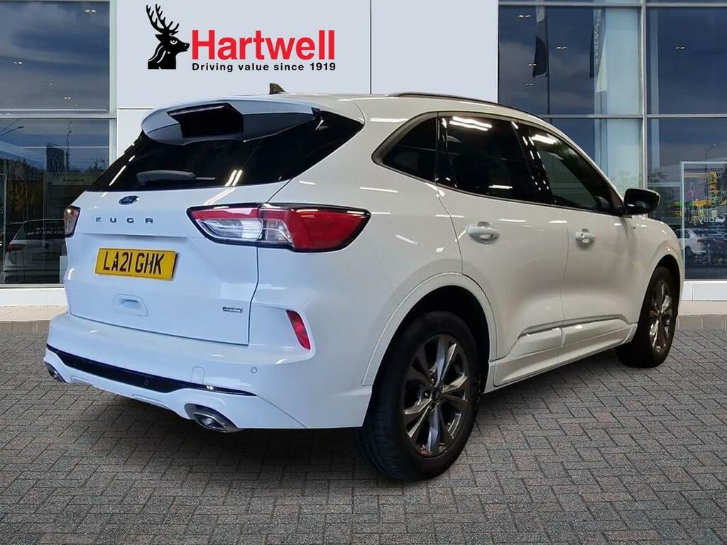 Ford Kuga 2.5 Ecoboost Duratec 14.4Kwh St-line Suv Petro White #3